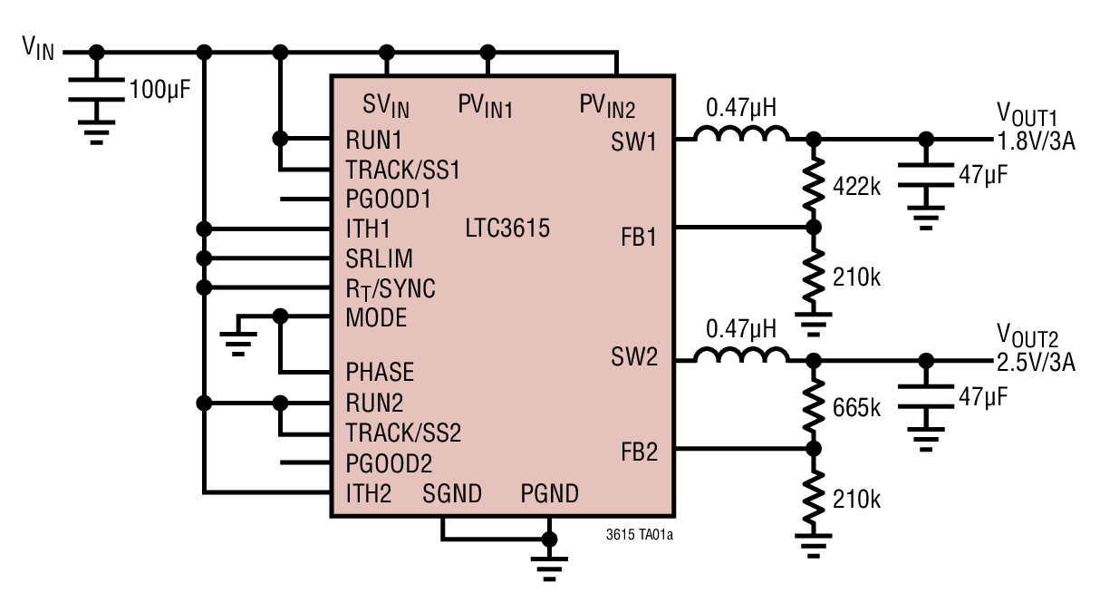 LTC3615Ӧͼһ